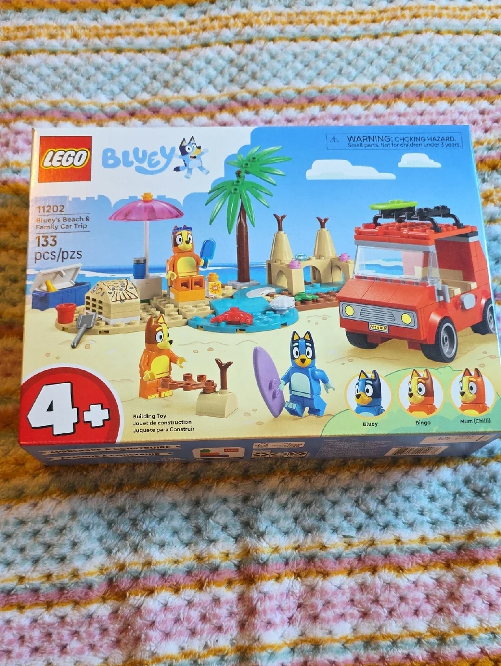Lego 11202 Bluey Beach & Family Car Trip Playset -